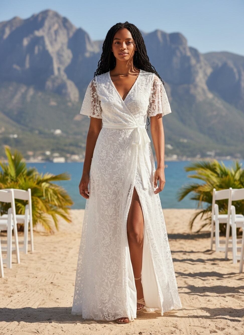 BALTIC BORN Marseille
Embossed Maxi Dress
WEDDING Lace Beach NWT
Size med